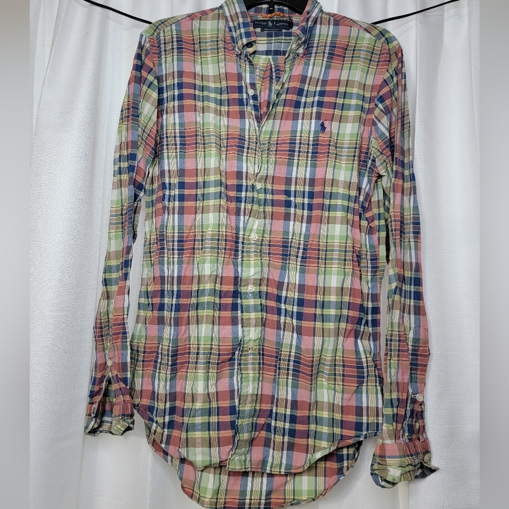 Plaid Ralph Lauren button up